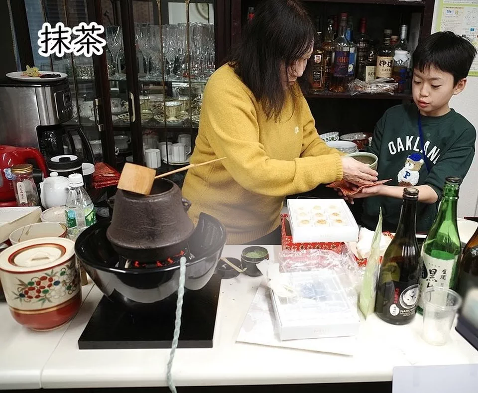 お抹茶と日本酒 イメージ